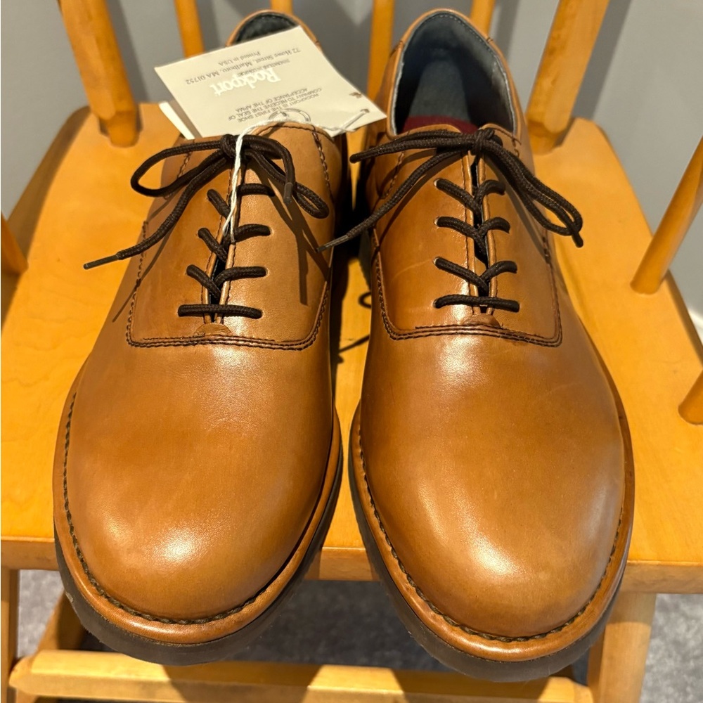 Rockport Vintage Brown Leather Men's Shoes